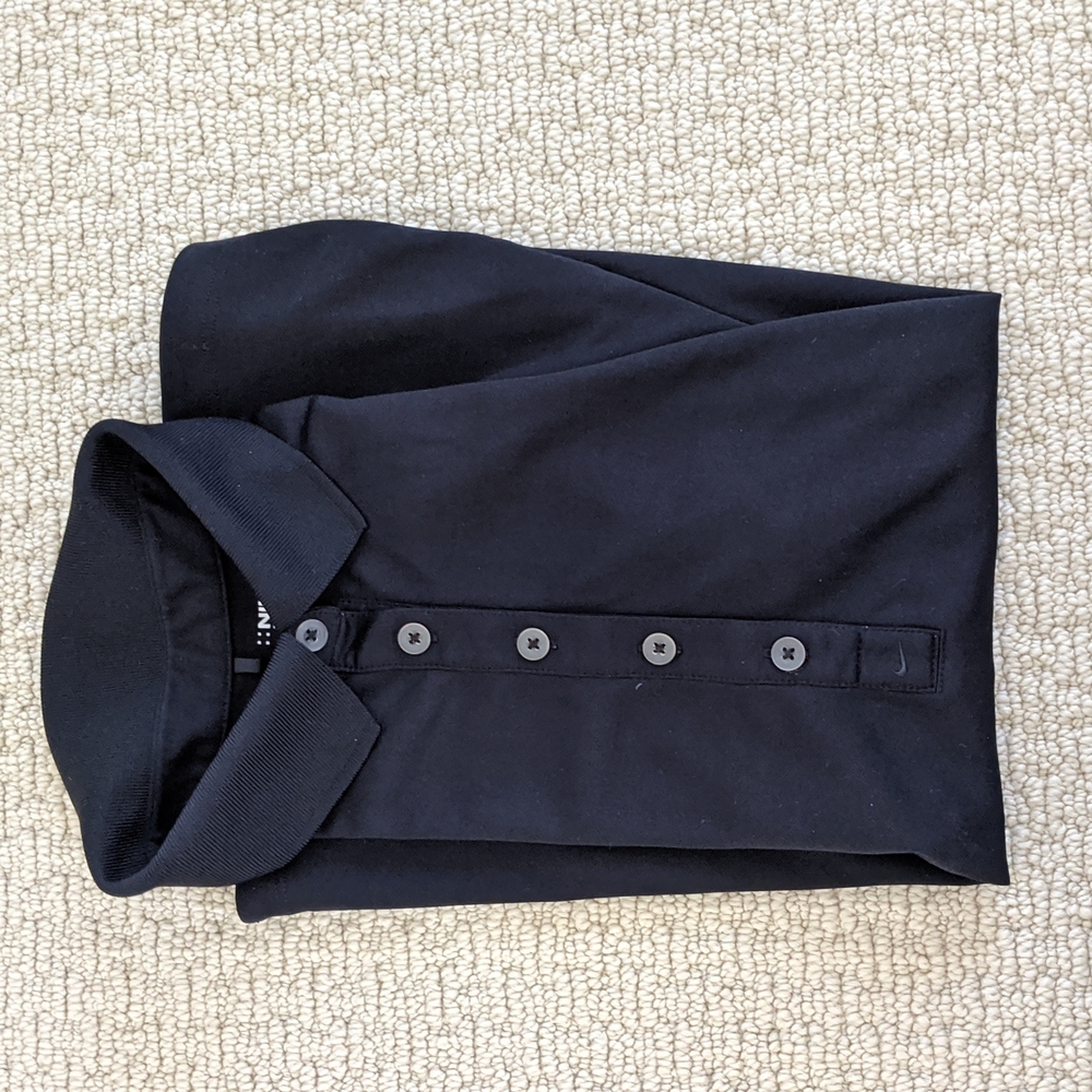 Black Nike Golf Dri-Fit Women's Shirt, XS